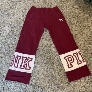 Pink sweatpants